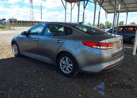 2016 Kia Optima Lx from USA, damaged, VIN 5XXGT4L39GG106684
